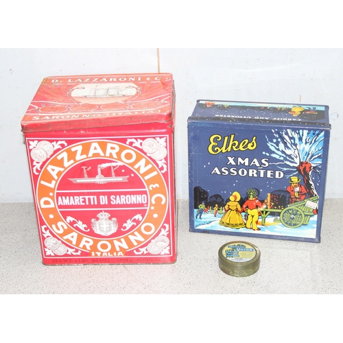 1784 - 3 Vintage advertising tins