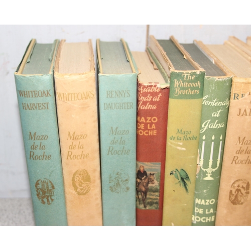 525 - Qty of Vintage hardback books by Mazo de la Roche