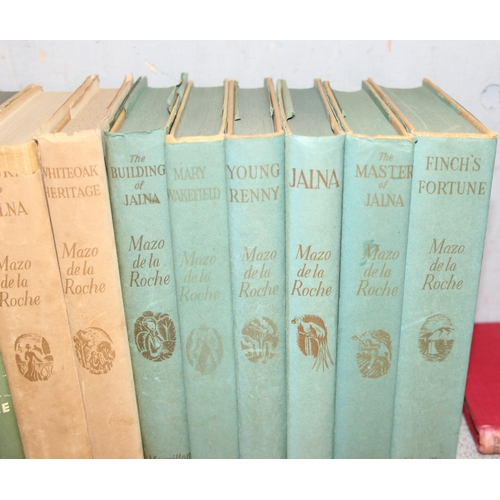 525 - Qty of Vintage hardback books by Mazo de la Roche