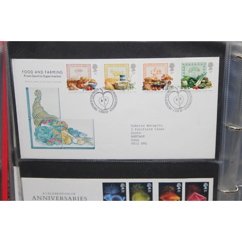 527 - 3 folders of FDC stamps