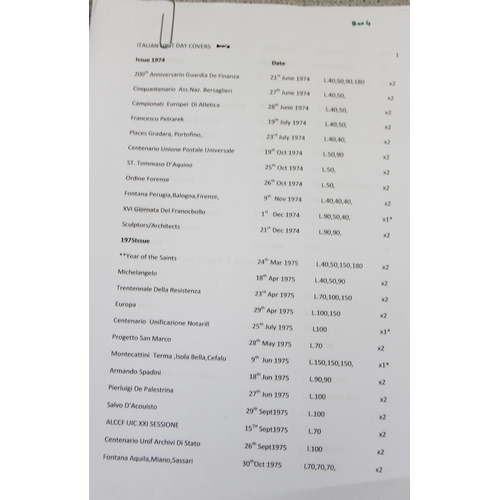 537 - Qty of FDC stamps, Mostly Italian