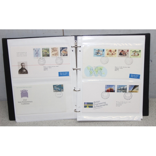 542 - Qty of FDC stamps in folder