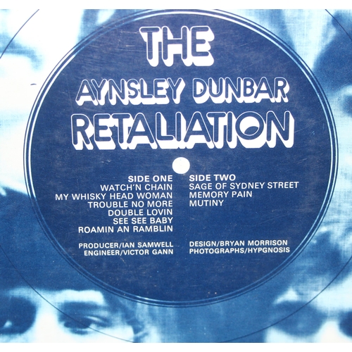 608 - 3 LP vinyl records by The Aynsley Dunbar Retaliation - Retaliation, 1969 press A1/B1, LBS 83223; Doc... 