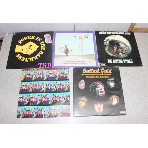 613 - Box of mixed LP vinyl records, artists F-R to incl Fleetwood Mac, Frankie Goes to Hollywood, Jimi He... 