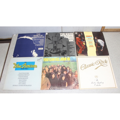 614 - Box of mixed LP vinyl records, artists S-Y to incl Paul Simon, Simon & Garfunkel, Bruce Springsteen,... 