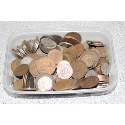 1291 - Qty of assorted mixed British coins, approx 1.6kg gross