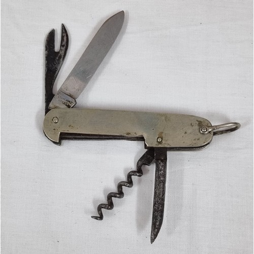 1438 - 3 scout guides camping knives to incl Richards of Sheffield