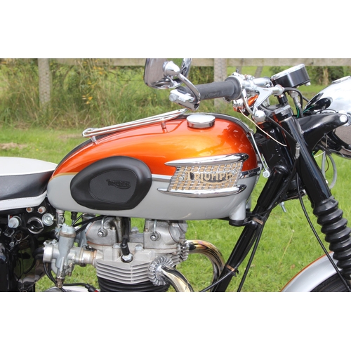 700 - 1961 Triumph Bonneville T120R Motorcycle, restored in 2018 and only 250 miles since, matching frame ... 