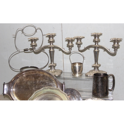 1006 - Qty of assorted antique and later silver plated items, approx 7kg gross