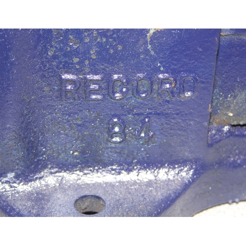 801 - Blue Record No. 34 bench vice