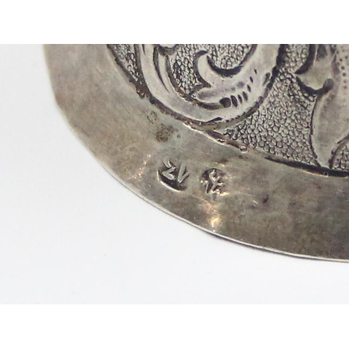 1093 - A rare 19th century or earlier silver 