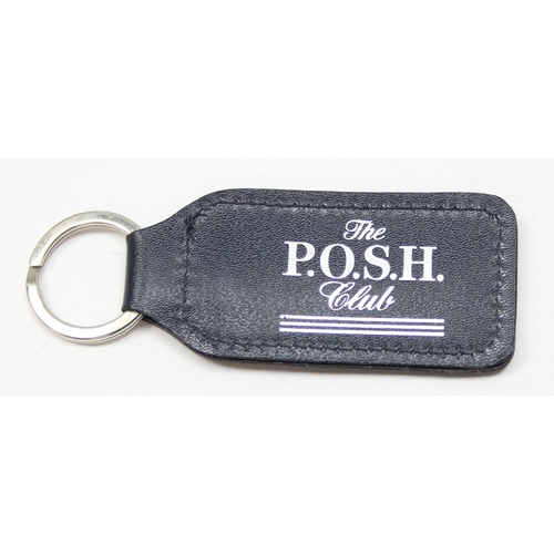 1099F - A silver mounted P.O.S.H. Club keyring, Sheffield 1998