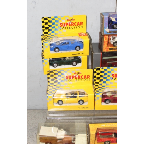 1536 - Qty of die cast model vehicles, most boxed to box to include Corgi & Maisto