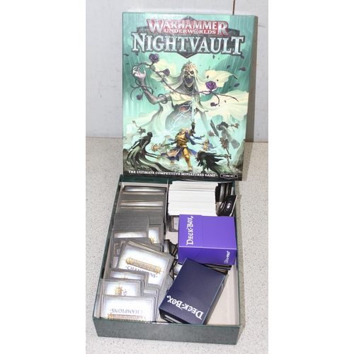 1541 - 2 boxed Warhammer Underworld board games; Shadespire and Nightvault