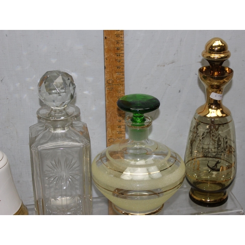 1787 - Qty of vintage and later glass and ceramics, to incl decanters, stoneware jars etc