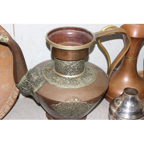 1789 - Qty of metalware to incl silver-plate, copper and brass