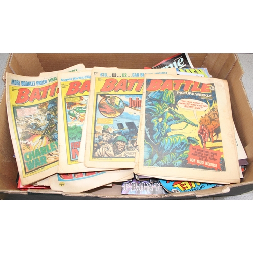 528 - Large qty of vintage comics to incl Beano and Marvel