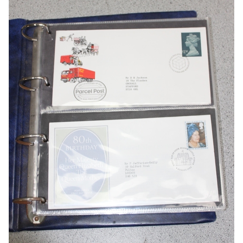 534 - Album of GB decimal used stamps stockbook (1972-2000), and an album of first day covers