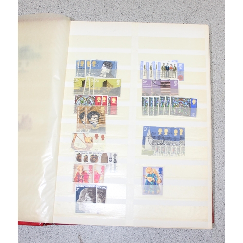 534 - Album of GB decimal used stamps stockbook (1972-2000), and an album of first day covers