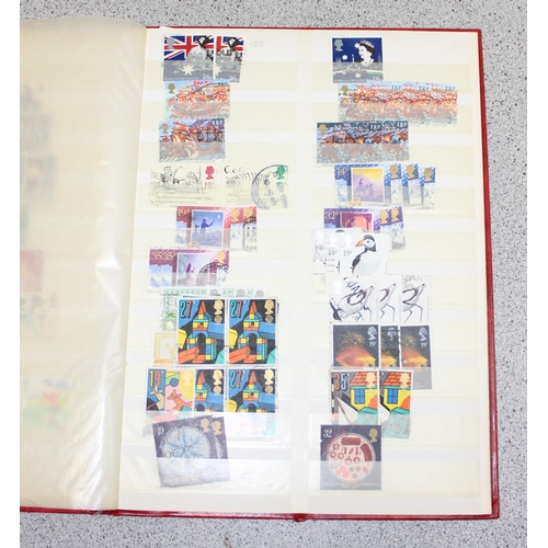 534 - Album of GB decimal used stamps stockbook (1972-2000), and an album of first day covers