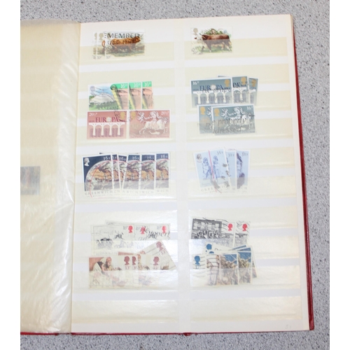 534 - Album of GB decimal used stamps stockbook (1972-2000), and an album of first day covers