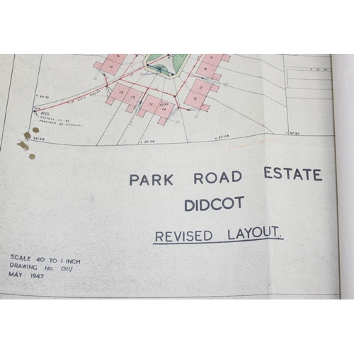 537 - Qty of building development drawings of local interest - Didcot, Sutton Courtenay, L. Regis, Stevent... 