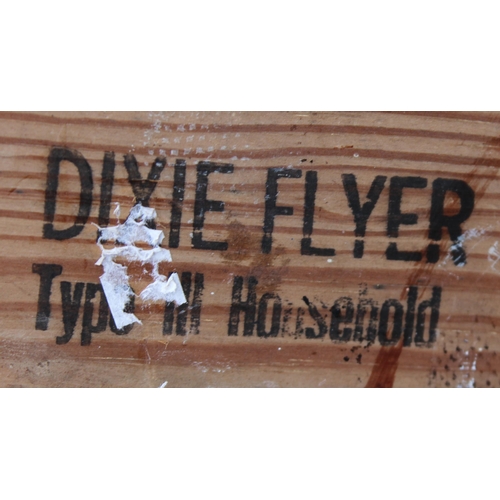 812 - A vintage wooden Dixie Flyer step ladder