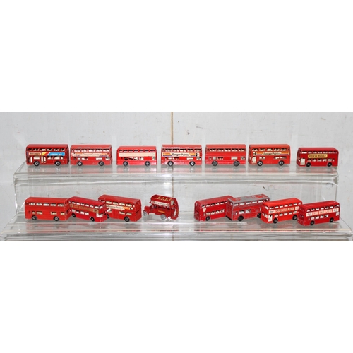 1516 - Qty of diecast London buses mostly by Matchbox