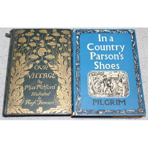 503 - Qty of hardback books to include A Village in a Valley by Beverley Nichols, and Our Village by Miss ... 