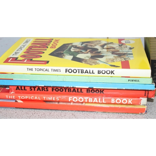 509 - Qty of vintage football themed books