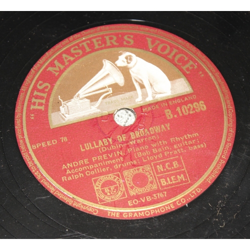 605 - Large qty of 78's to include swing and classical music