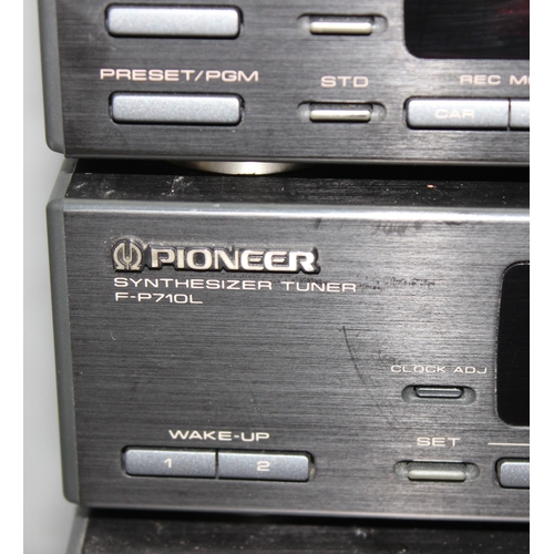 755 - Qty of Pioneer stereo equipment to include Stereo amplifier A-P510, Sound image controller GR-P510, ... 