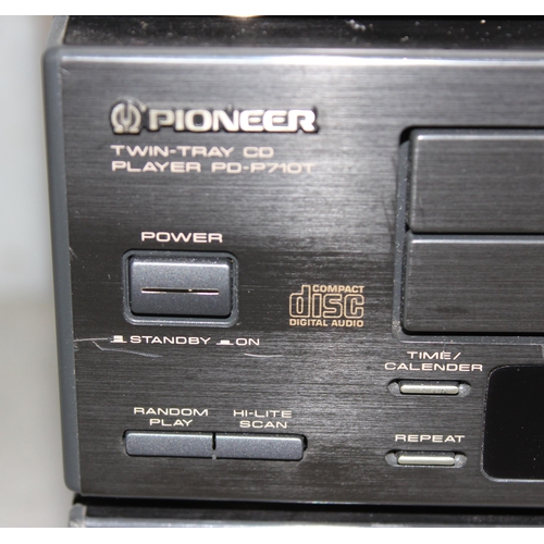 755 - Qty of Pioneer stereo equipment to include Stereo amplifier A-P510, Sound image controller GR-P510, ... 