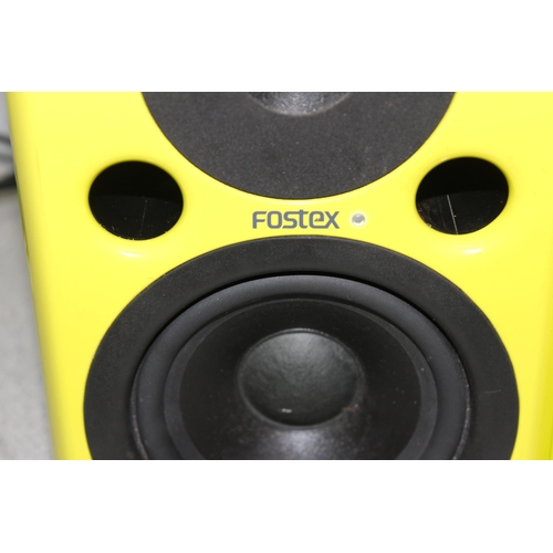 757 - Pair of Fostex PMO.4n studio monitoring speakers