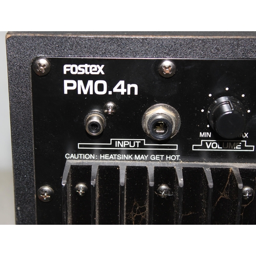 757 - Pair of Fostex PMO.4n studio monitoring speakers