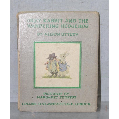 549A - Qty books to incl Little Grey Rabbit & the Weasels by Alison Uttley 1947, Grey Rabbit and the Wander... 