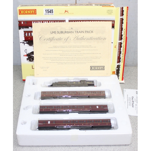 1545 - Hornby R3397 LMS suburban train pack limited edition of 1000 to include Fowler 2-6-4 Locomotive '232... 