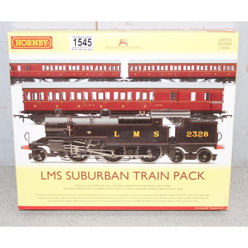 1545 - Hornby R3397 LMS suburban train pack limited edition of 1000 to include Fowler 2-6-4 Locomotive '232... 