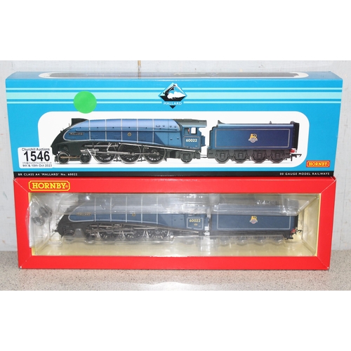 1546 - Hornby R3737 BR class A4 'Mallard' number 60022 'OO' gauge in box