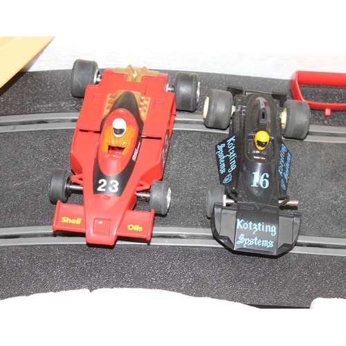 1547 - Scalextric 300 electric model racing set in worn box