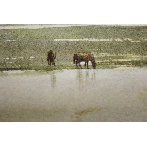 464 - Brian Elks watercolour of the River Thames at Maidenhead, Valerie Petts limited edition print and a ... 