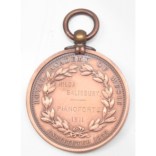 1080B - An unusual French silver medallion for the Brighton Music festival 1881, indistinctly marked but XRF... 