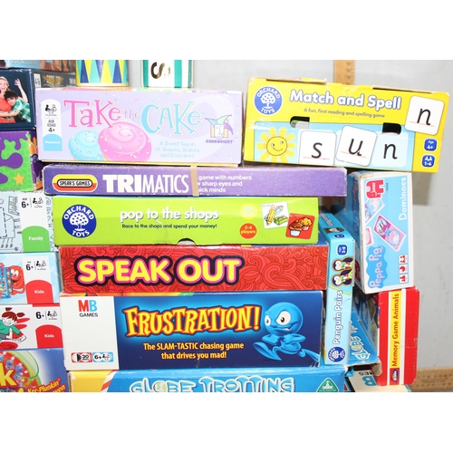 1551 - Large qty of board games and others to include Kerplunk, Operation and Guess Who