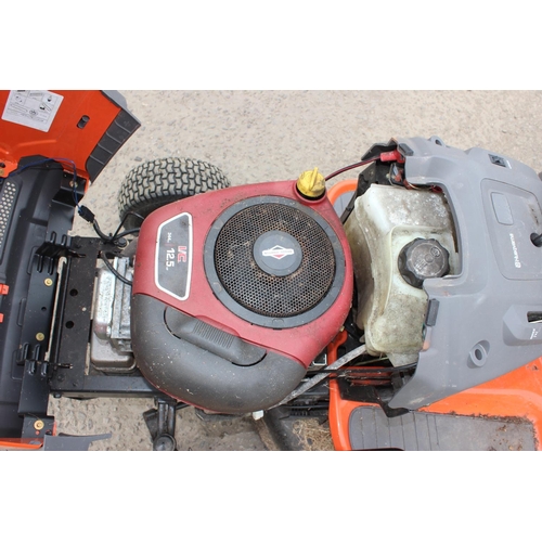 337 - Husqvarna LT126 sit on mulcher mower, 2010 model, vendor guaranteed working order