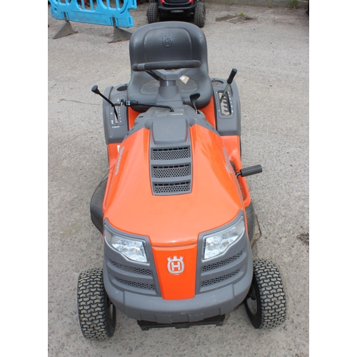 337 - Husqvarna LT126 sit on mulcher mower, 2010 model, vendor guaranteed working order