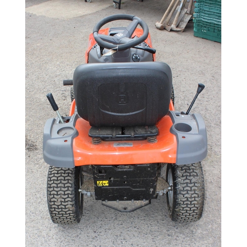 337 - Husqvarna LT126 sit on mulcher mower, 2010 model, vendor guaranteed working order