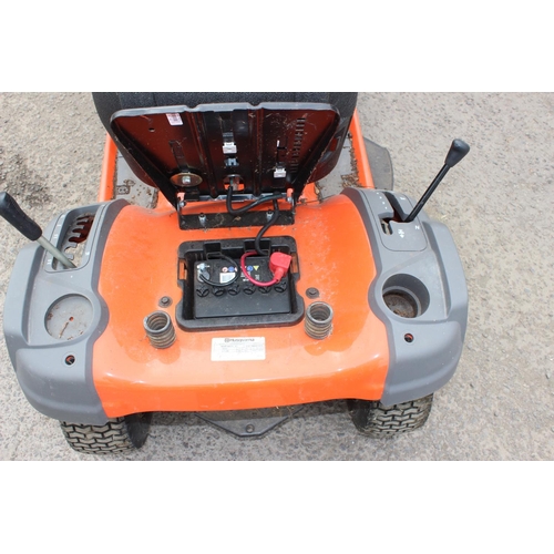 337 - Husqvarna LT126 sit on mulcher mower, 2010 model, vendor guaranteed working order