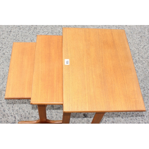 104 - Retro G-Plan teak nest of 3 tables