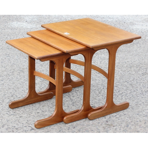 104 - Retro G-Plan teak nest of 3 tables