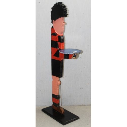 270 - Wooden dumbwaiter of Dennis the Menace (approx 100cm tall)